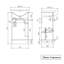 Avarni 460 mm Freestanding Single Vanity with Integrated Ceramic Basin