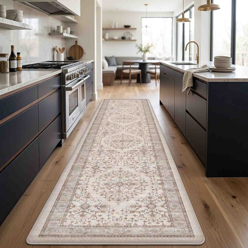 Tapis de cuisine rétro en mousse viscoélastique