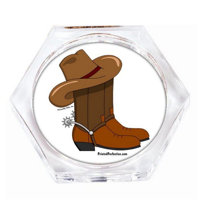 Ensemble de 4 bouteilles de cowboy personnalisées, Oui