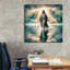 «Jesus Walking On Water» par Rey Klimt, art mural sur toile-739615798