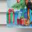 Drapeau de Noël maison de renne-112702278