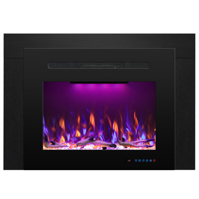 Aeric Electric Fireplace Insert With Trim Kit