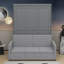 Lit escamotable double avec coussin-352963427