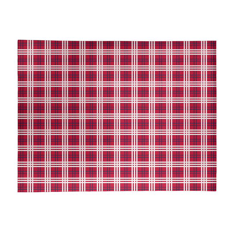 Tapis rouge à carreaux, Rectangle 8 pi x 10 pi