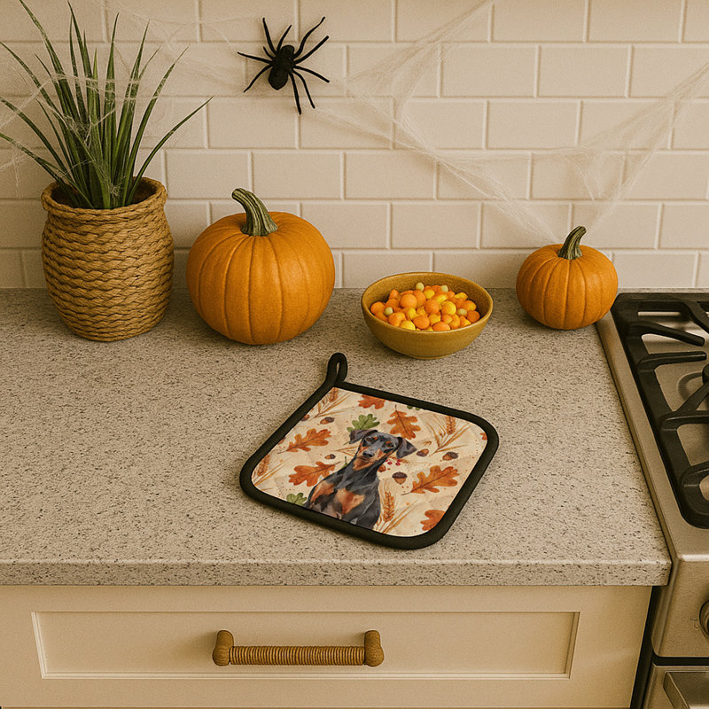 Paire de supports à casseroles German Pinscher Heirloom Fall