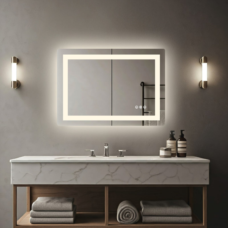 Miroir de salle de bain Moxon, 20 po x 28 po