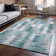 Premium Machine Washable Cerrito Teal Rug