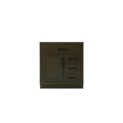 Ahner 32 inch Single Bathroom Vanity in Honey Brown