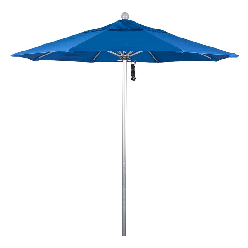 Parasol de marché octogonal 7 pi Anadarko, Bleu pacifique
