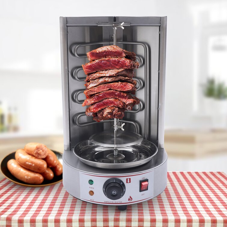 DALELEE Stainless Steel Electric USB Rotary Barbecue Machine