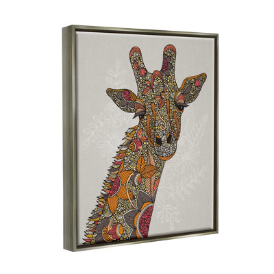 «Pleasant Giraffe Animal Intricate» par Valentina Harper - impression