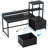 Aliette L-Shaped Steel Computer Desk with Built-In Electrical Outlet-320104449-320104451
