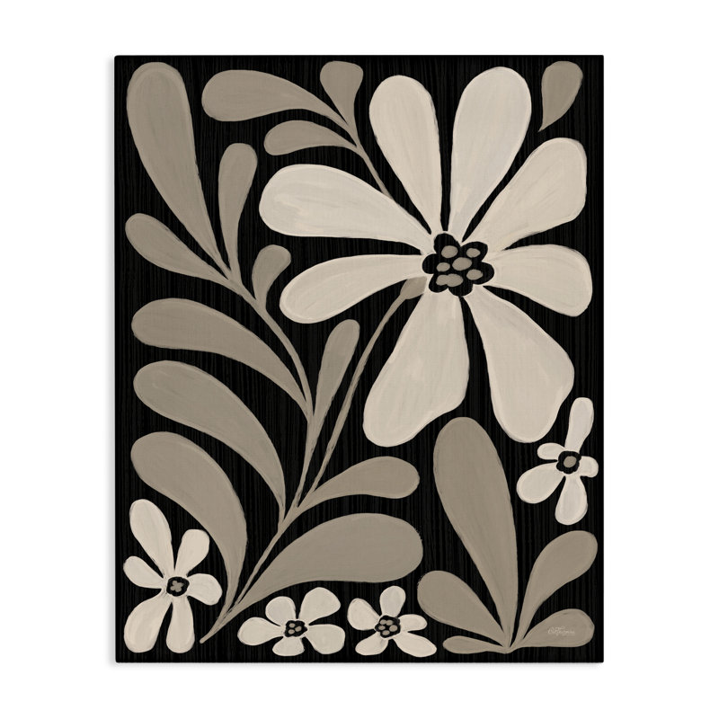 Toile crème crème moderne, design par Cat Thurman Designs, H 30 po x l 24 po