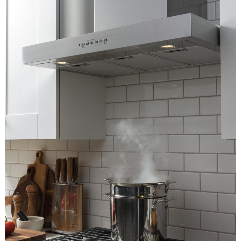30” 350 CFM Convertible Wall Mount Range Hood with Bluetooth