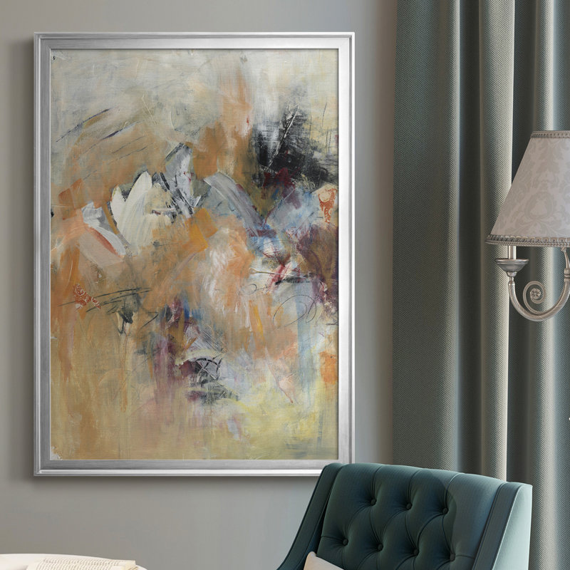 «Frozen Spring I», reproduction d'art sur toile, H 42,5 po x l 30,5 po x P 1 po, Cadre argenté