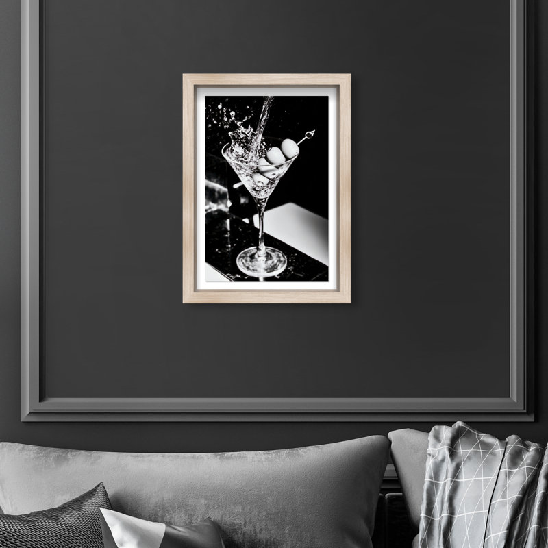 Chill Time III Print by Oliver Gal, 37.5"H x 25.5"W, Natural Oak Shadowbox