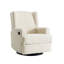 Upholstered 80 cm W Manual - Push Back Swivel Rock Glider Recliner-40811248