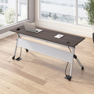 Table de formation pliante Bush Business Furniture Envision 72W avec œillets alimentés