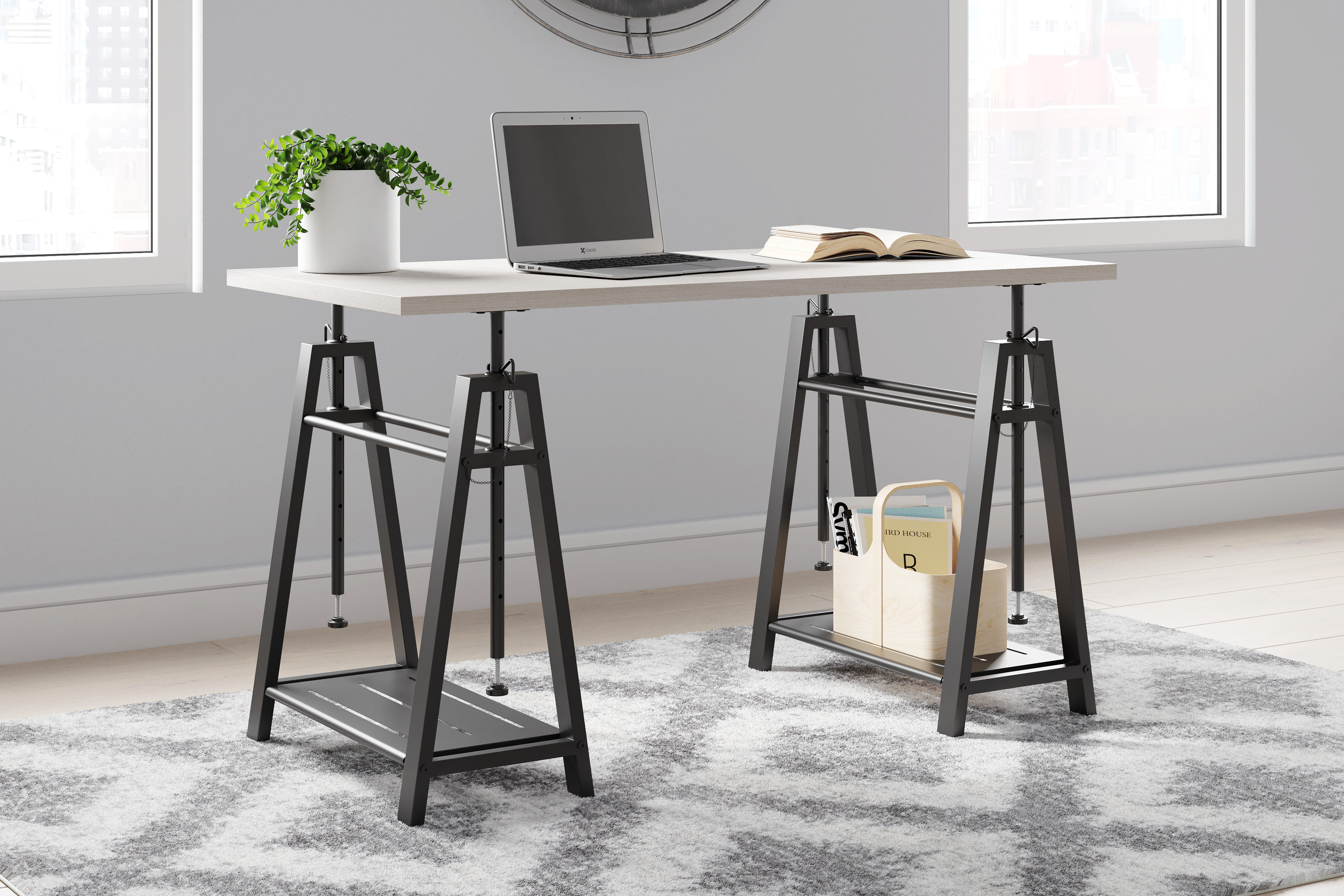 Irene adjustable height deals desk