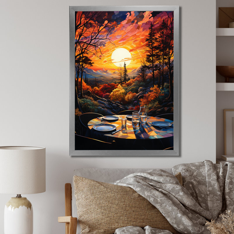 Kokeno Camping Luxe and Nature - Imprimé, 44" H x 34" W, White Picture Framed