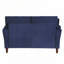 Causeuse en tissu d'ameublement en velours-266316980