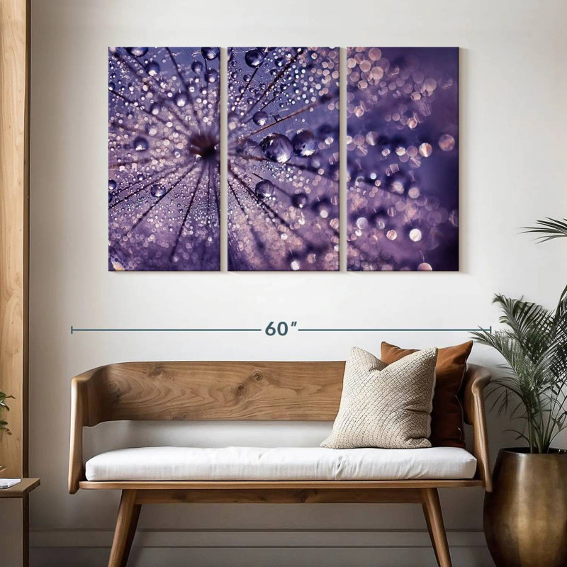 Harnek Purple Reflections, 32" H x 50" W