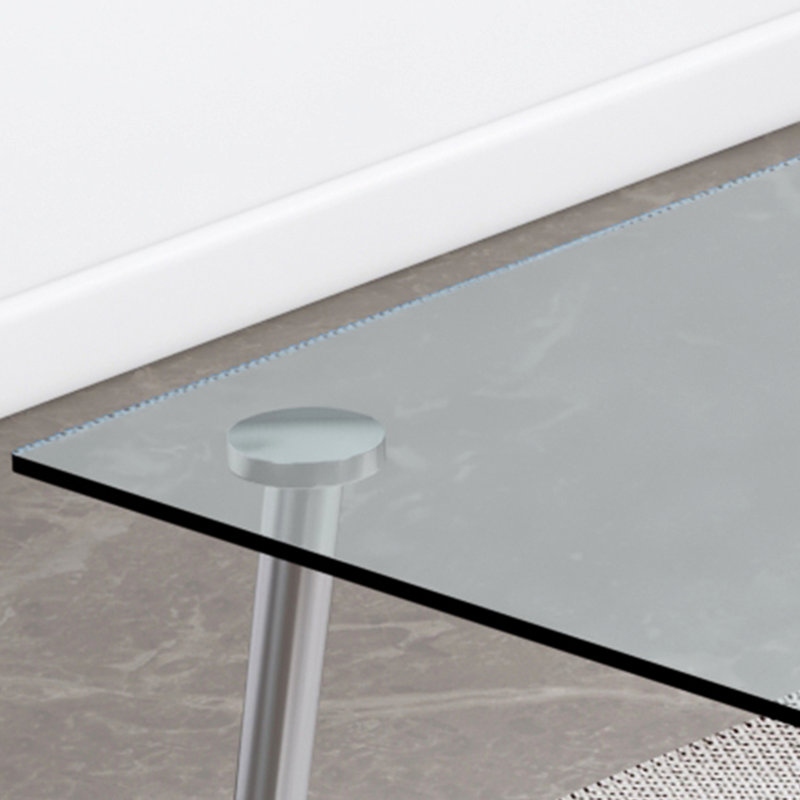 Bureau d'écriture en verre Minimalist