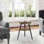 Table de bout ronde avec 3 pieds et 2 niveaux de rangement-527450032