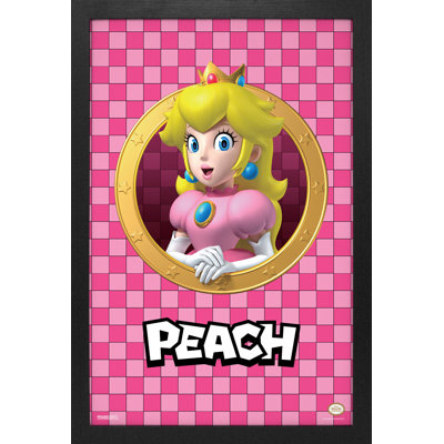 Super Mario - 3D Port - pêche 11 x 17, reproduction encadrée
