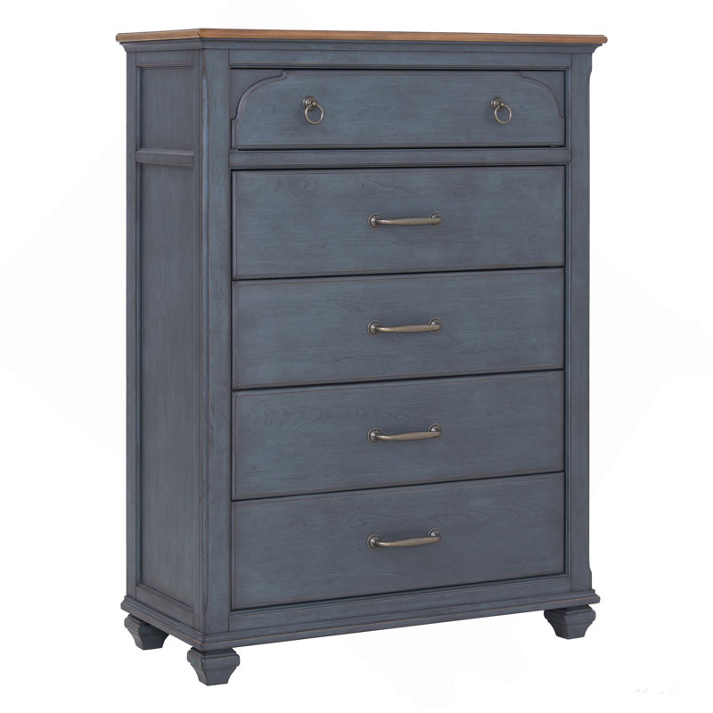 Commode à 5 tiroirs, aucun assemblage requis