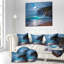 «Schafer Wave of Sea at the Full Moon», reproduction de photo sur toile tendue-416973564