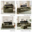 Canapé modulaire en chenille 4 pièces avec repose-pieds 4 pièces-348890732