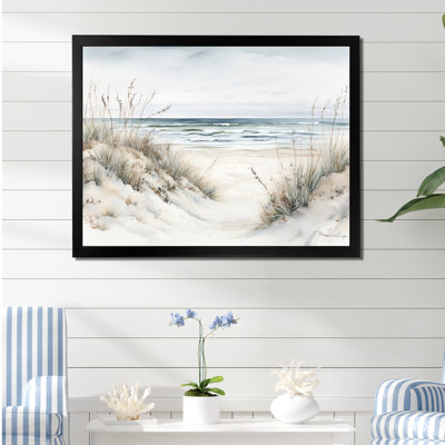 Piment - plage et océan, art mural sur toile