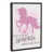 Distressed Black Framed Canvas