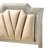 Elegant Full Bed With Led - Champagne, Synthetic Leather & Space Saving Spacious Practical Storage