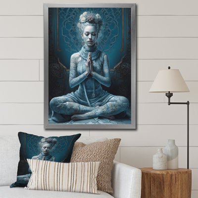" Spiritual Serenity Blue Goddess Meditation "