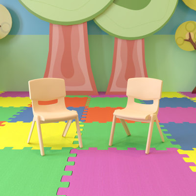 Plastic Stackable School Chair with 10.5" Seat Height