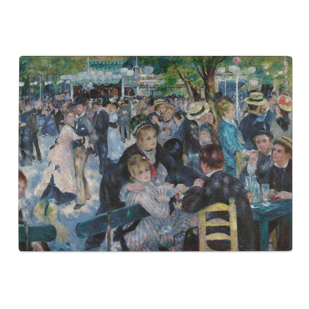 Dance at Le Moulin De La Galette by Pierre-Auguste Renoir Chopping Board