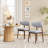 Upholstered Solid Wood Dining Chair-1730815189