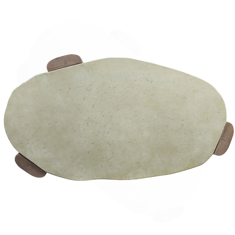 ACME Jacinda Coffee Table, Weathered Gray & Oak Finish LV01929