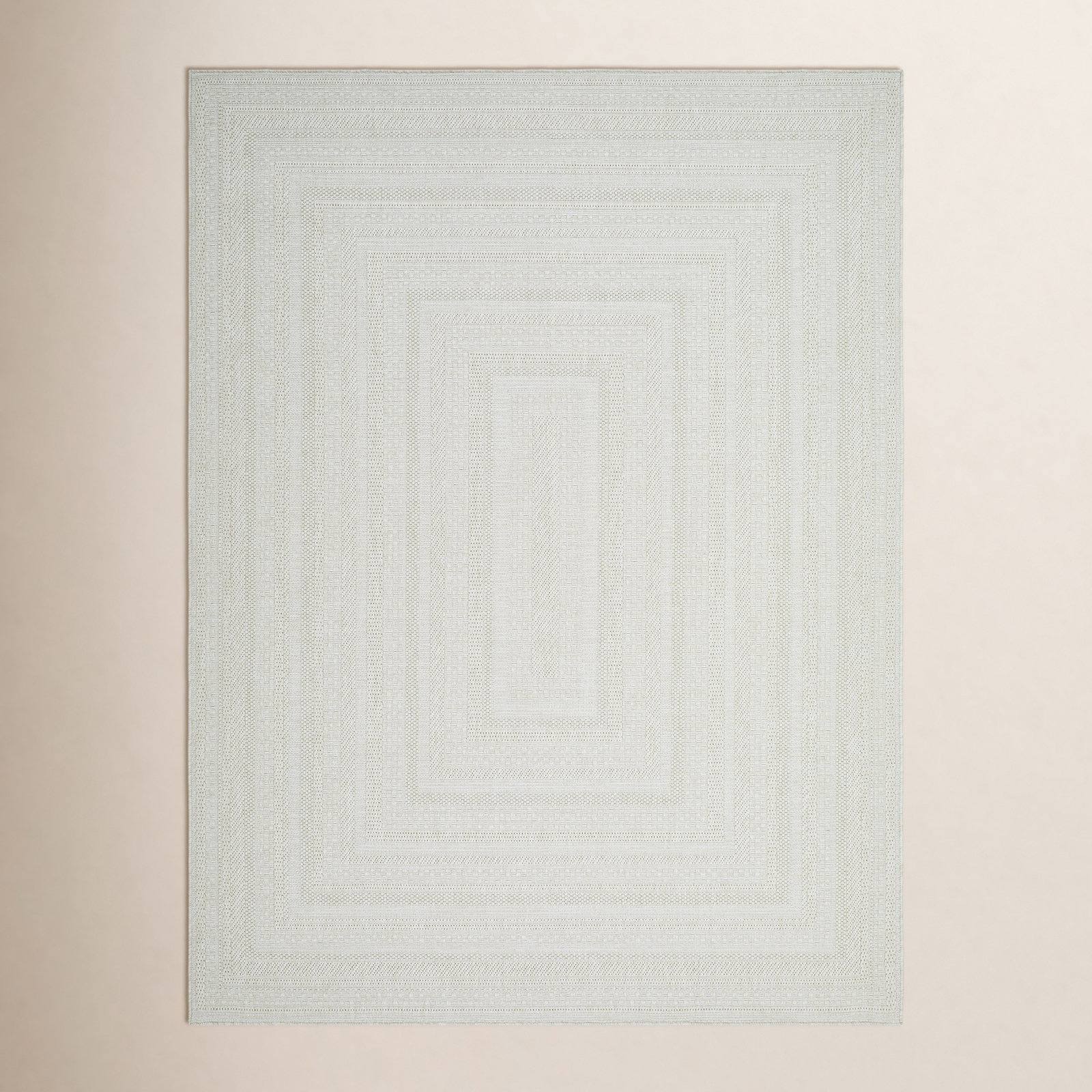 Winn Gray Area Rug, Rectangle 6'7" x 9'