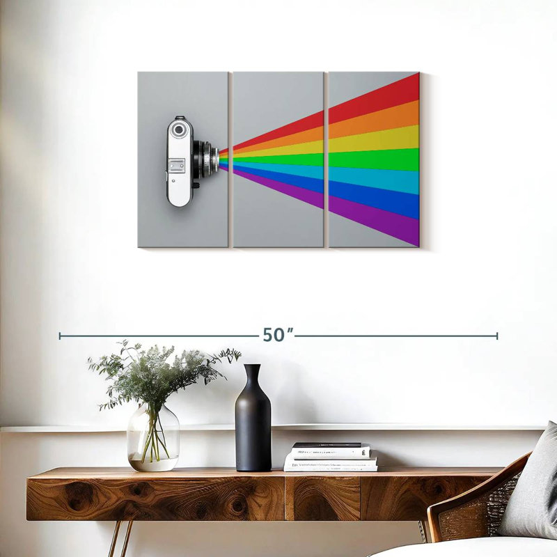 Flash appareil photo Senne Rainbow, H 20 po x l 33 po