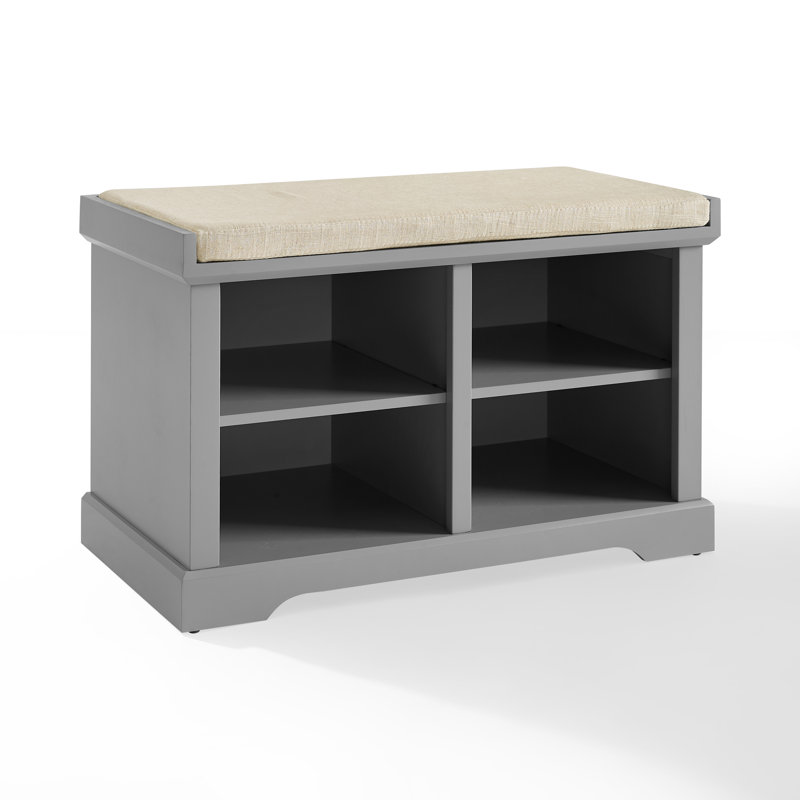 Banc de rangement Simons, gris