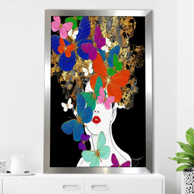 «Butterfly Girl (Vertical)» par Jodi - impression