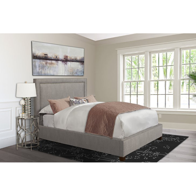 Cody Upholstered Standard Bed, Natural, Queen
