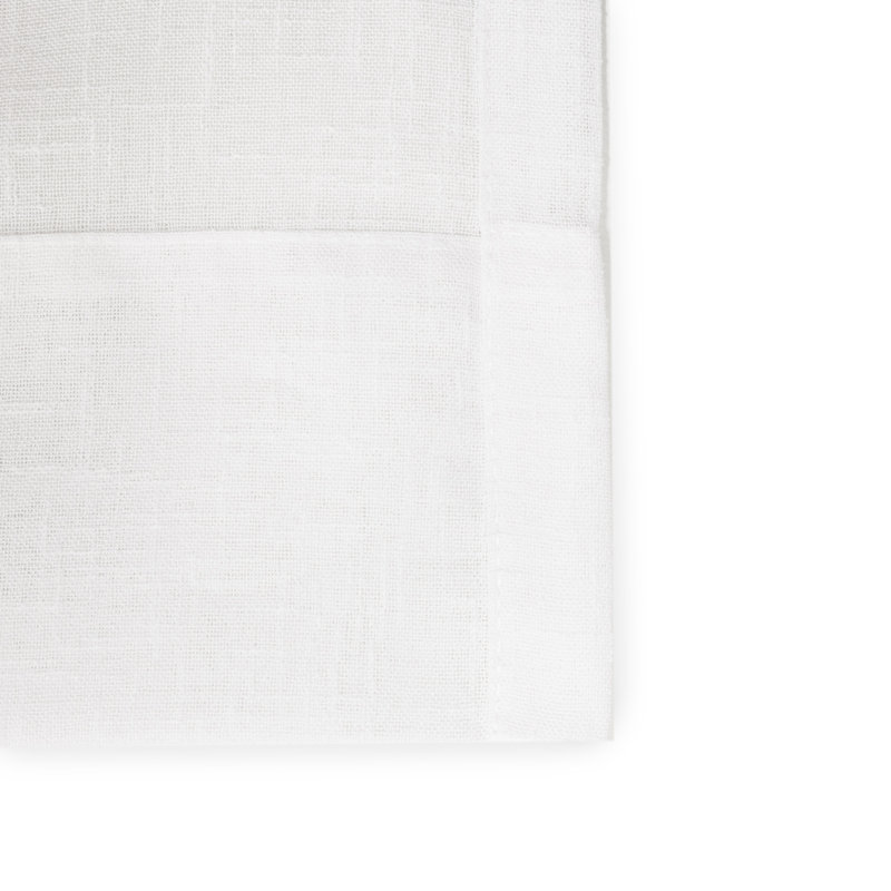 Dittrich 2 Piece Polyester Sheer Set, White
