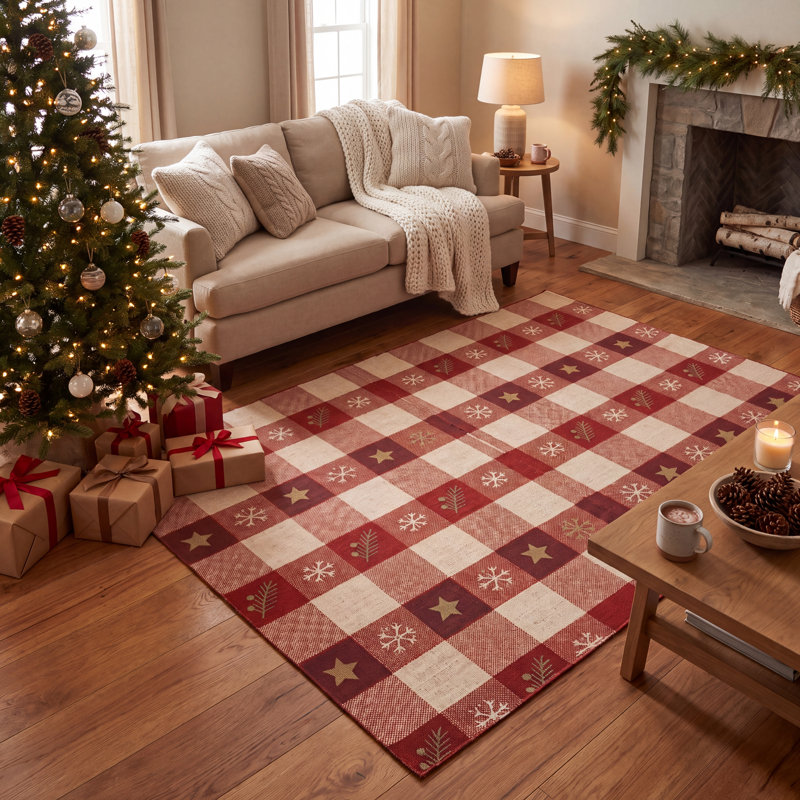 Tapis Pamukova Christmas, Rectangle 3 pi 3 po x 4 pi 7 po