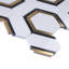 Natural Dorato 3" x 3" Marble Honeycomb Mosaic Wall Tile