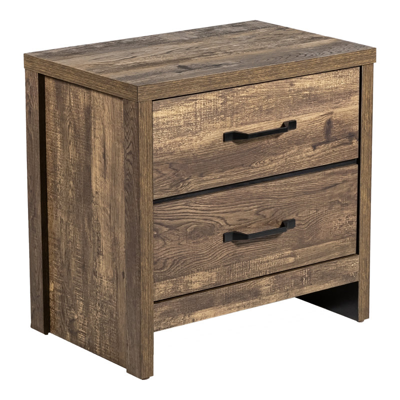 Table de chevet 2 tiroirs Jamael