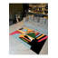 Tapis décoratif abstrait à motifs abstraits à motif abstrait d'escaliers et de fenêtres-880167504